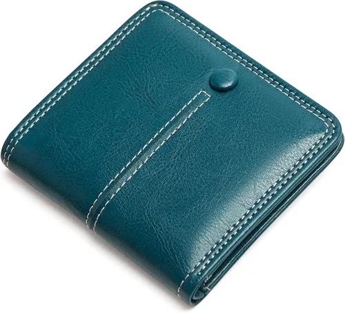 Vista 22 de TFKGS Tarjetero de crédito para mujer, cartera RFID de cuero para mujer con bloqueo de cremallera, llavero para tarjetas de acordeón, regalos