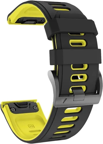 Vista 16 de Correa de reloj de 0.866 in para Garmin Forerunner 945 935 Fenix 5 5Plus Fenix 6 Pro silicona reloj inteligente banda liberación rápida correa