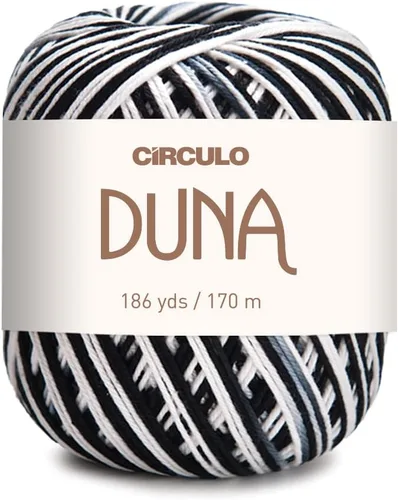Vista 31 de Círculo Hilo Duna – 186 yardas, 3.52 onzas – Hilo DK de peinado ligero – 100% algodón virgen brasileño mercerizado, perfecto para tejer y hacer