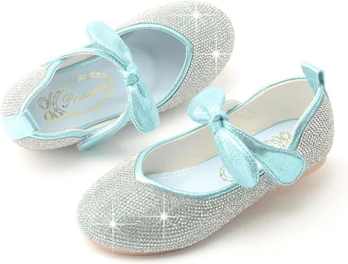 Vista 3 de Cadidi Dinos - Zapatos de vestir para niña, brillantes, princesa para fiesta