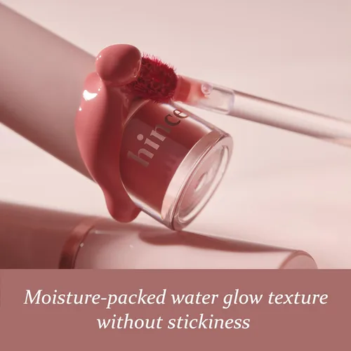 Vista 4 de HINCE Mood Enhancer Water Liquid Glow - Tinte labial no pegajoso e impermeable para mujeres - Brillo de labios de larga duración para brillo natural