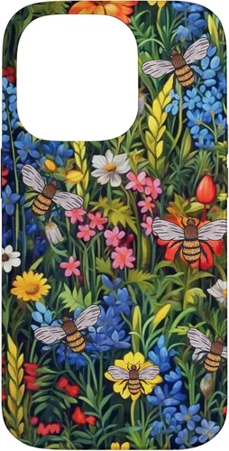 Vista 16 de Funda para iPhone 12 mini Bees And Wildflowers