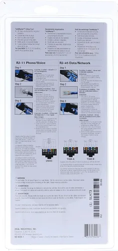 Vista 7 de IDEAL Industries, Inc. 30-496 Telemaster Herramienta de crimpado de enchufe modular, herramienta de prensado para enchufes modulares CAT5e/6 RJ-45