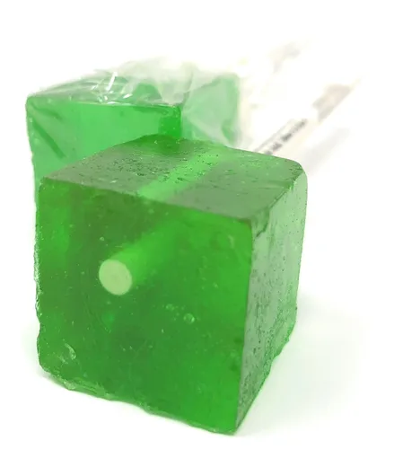 Vista 21 de Chupetas de Caramelo Duro en Cubo: Paquete de Chupetas con Sabor Envueltas Individualmente por Espeez - Paletas Cuadradas de Fiesta Estilo Antiguo