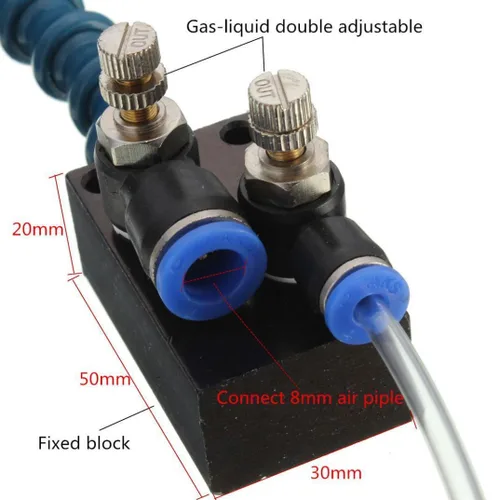 Vista 3 de Sistema de pulverización de lubricación de refrigerante de niebla para corte de metales Máquina rociadora de enfriamiento de grabado para tubería