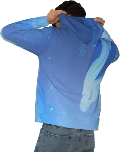 Vista 6 de Sudadera con capucha para hombre, sudaderas de moda con capucha para adolescentes, hombres y jóvenes