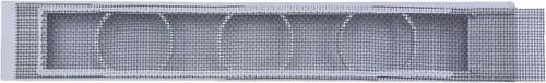 Vista 4 de Easy-Eve - Ventilación de repuesto para ático de 2 x 4 pulgadas, 24 pulgadas en el centro, malla galvanizada