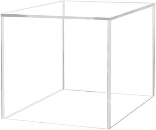 Vista 13 de Marketing Holders Soportes de exhibición de acrílico de 2 pulgadas a 8 pulgadas de alto, 7 piezas de plástico transparente para encimera, pedestal