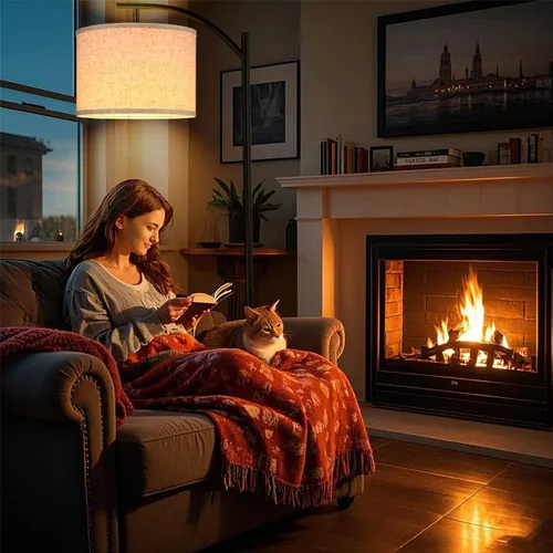 Vista 6 de Lámpara de pie para sala de estar, lámpara de pie, lámpara de pie con pantalla de lino para decoración del hogar, oficina, dormitorio