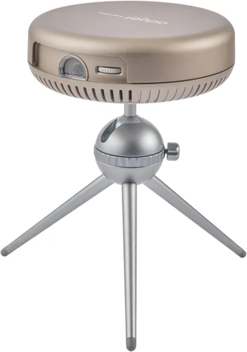 Vista 8 de iSpace2 Mini proyector inteligente, proyector portátil de 1080P con WiFi y Bluetooth, altavoz Bluetooth de 360°, trípode incluido, proyector