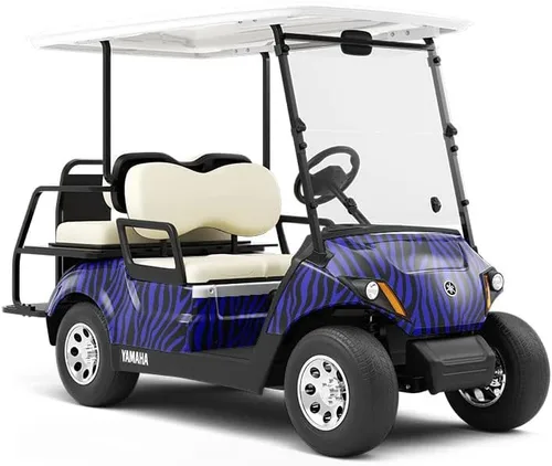 Vista 8 de Rwraps - Rollo de película de vinilo brillante con diseño de cebra azul, 59 pulgadas x 1 pie para automóvil