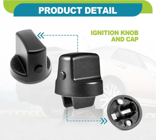 Vista 3 de Tapa de botón de rotación del interruptor de encendido sin llave compatible con Mazda CX-9 2007-2015 2006-2007 Mazda 6 2007-2011 CX7 reemplaza a OE