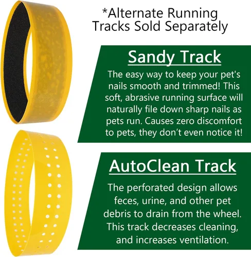 Vista 4 de Autoclean Track (para Silent Runner de 9 pulgadas) - Pista ventilada fácil de limpiar para rueda de ejercicio silenciosa para mascotas Silent Runner