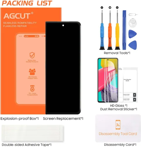 Vista 7 de AMOLED para Samsung Galaxy Z Fold 3 5G Reemplazo de pantalla LCD Z Fold3 Pantalla LCD SM-F926B SM-F926U SM-F926W Pantalla LCD Digitalizador Asamblea