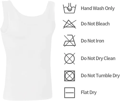 Vista 6 de GSKS Camiseta sin mangas de compresión para hombre, moldeadora para el abdomen