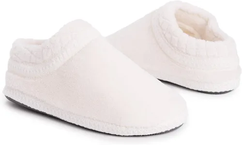 Vista 6 de MUK LUKS Pantuflas de pie completo Rita Micro Chenille para mujer