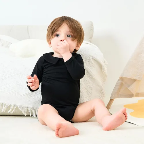 Vista 174 de pureborn Mameluco de algodón súper suave para bebés niños y niñas de 0 a 24 meses