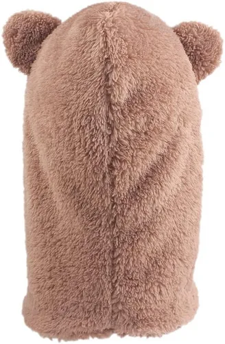 Vista 2 de Gorro de invierno para bebés y niñas, gorro de bufanda cálida para niños, gorro, con orejera, 6M-7T