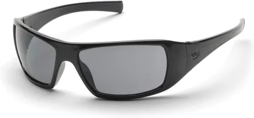 Vista 8 de Pyramex Goliath - Gafas de seguridad, marco negro, lente antiniebla transparente Marco negro/ lente claro anti neblina