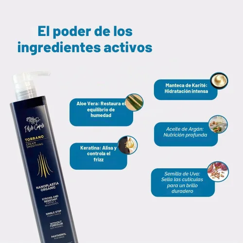 Vista 7 de I Belli Capelli Torrano Kit – Crema + Máscara de Yuca 10.58 oz, Keratina