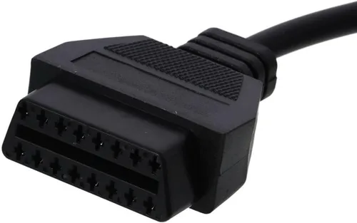 Vista 5 de BYOBYO Cable adaptador de conector de herramienta de diagnóstico OBD1 a 16 pines OBD2, cable adaptador de convertidor de escáner de diagnóstico apto