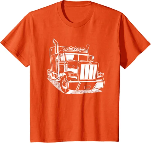 Vista 68 de Diesel Big Rig 18 Wheeler - Camiseta de camionero para camionero, Negro, S