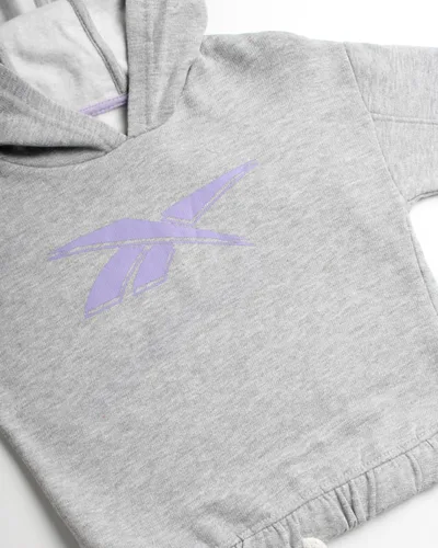 Vista 3 de Reebok Girls' Legging Set - 2 Piece Performance Fleece Hoodie Sweatshirt and Leggings - Active Set for ToddlersGirls, 2T-6X