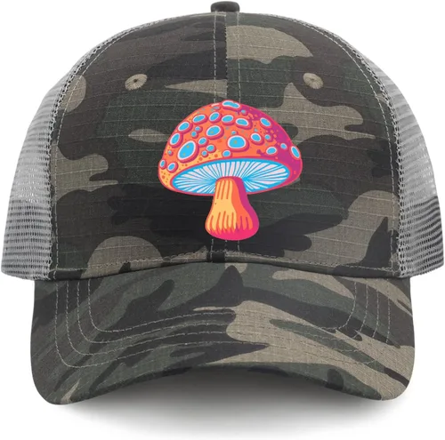 Vista 9 de devor Hats Mushroom Dad Hat for Men Graphic Dad Hat Adjustable