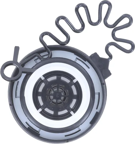Vista 5 de MotoRad Tapa de combustible de bloqueo similar con llave regular, color negro
