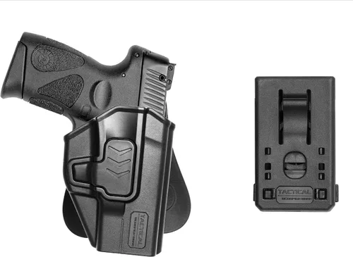 Vista 10 de Tactical Scorpion Gear Taurus Milenio G2 Modular Nivel II Retención Paddle Holster