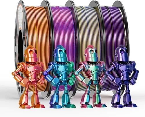 Vista 43 de Paquete de filamento PLA de 0.069 pulgadas, 8 colores vibrantes, apto para Pla Bundle-250gx8-112020006