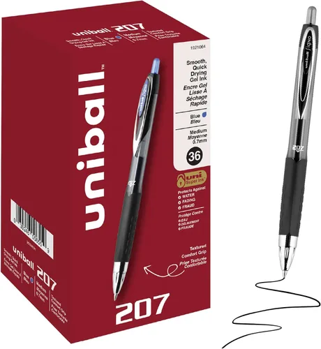 Vista 25 de uni-ball 207 - Bolígrafos de gel retráctiles