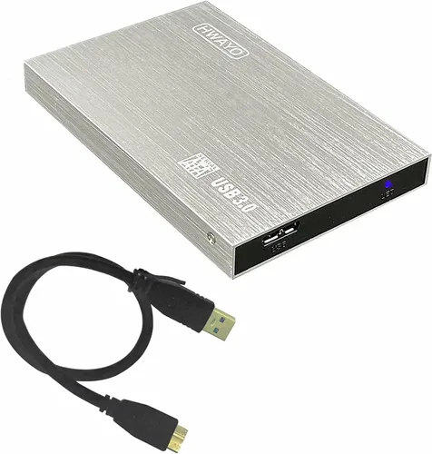 Vista 6 de HWAYO 2.5'' 120GB Disco Duro Externo Portátil Ultra Delgado USB3.0 HDD Almacenamiento para PC/Ordenador de escritorio/Portátil/MacBook/Chromebook