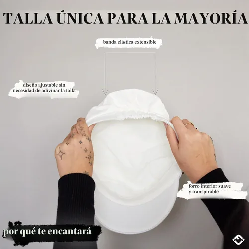 Vista 7 de Funky Junque Gorra de pescador griego, gorra de algodón para panaderos Blanco