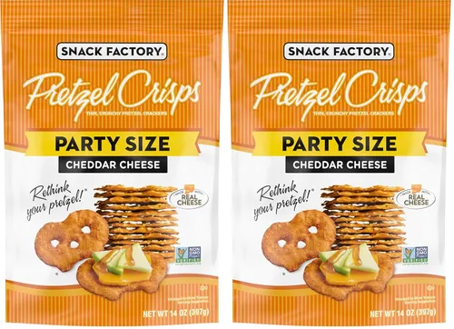 Vista 9 de Snack Factory Pretzel Crisps, Queso Cheddar, 7.2 Oz