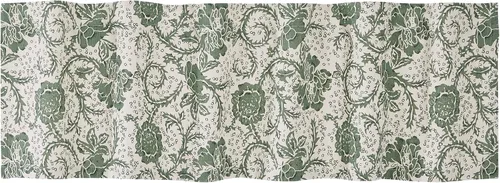 Vista 19 de VHC Brands Dorset Cortina de cenefa para ventana, floral, azul marino, 16 x 73 pulgadas