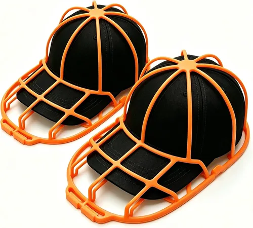 Vista 8 de XQXA Jaula de lavado de sombreros para gorras de béisbol, limpiador de sombreros para lavadora y lavavajillas, se adapta a gorras de adultos