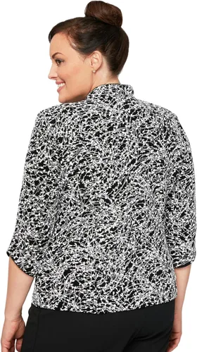 Vista 3 de Alex Evenings Conjunto de top y chaqueta para mujer