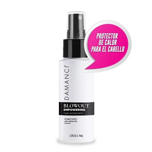 Vista 8 de DAMANCI Empowering Blowout Spray, protector térmico para cabello, protector térmico profesional, tamaño de viaje 2.3 onzas
