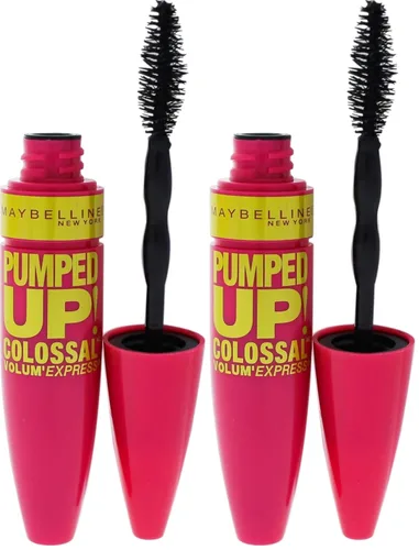 Vista 9 de Máscara de pestañas lavable Maybelline New York, Glam Negro