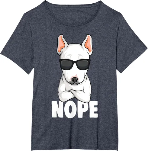 Vista 54 de Camiseta de perro Bull Terrier para niños y mujeres, Negro
