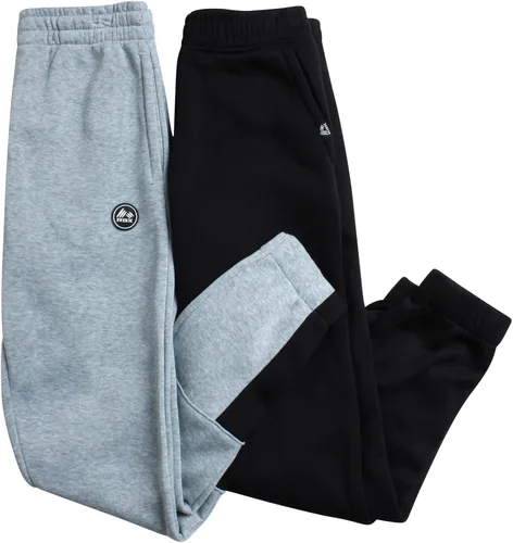 Vista 5 de RBX Pantalones deportivos para niños - Paquete de 4 pantalones deportivos de forro polar (talla 5-20)