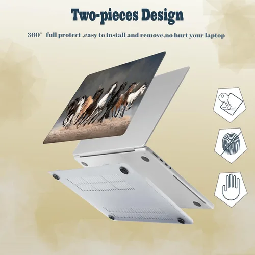 Vista 45 de Carcasa para laptop MacBook Air de 11 pulgadas 2015 2014 2013 2012 2011 2010 versión modelo A1465 A1370, Air 11.6 pulgadas a presión funda rígida