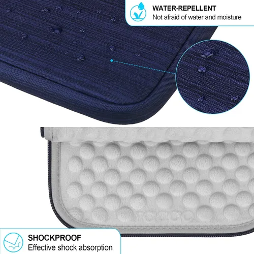 Vista 3 de Lacdo Funda para iPad mini 7, estuche para iPad mini 7 (A17 Pro)/6/5/4/3/2, Samsung Galaxy Tab A7 Lite de 8,7" / Galaxy Tab A de 8,0", funda Azul