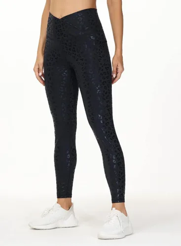 Vista 8 de THE GYM PEOPLE Leggings de entrenamiento con cintura cruzada en V para mujer control de abdomen pantalones de yoga para correr con bolsillos