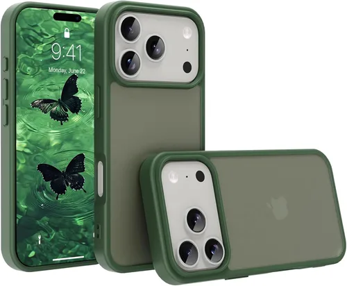 Vista 15 de Funda Translúcida Mate para iPhone 11, [Protección contra Caídas de Grado Militar de 10 Pies] Parachoques Protector Delgado Duradero Resistente a
