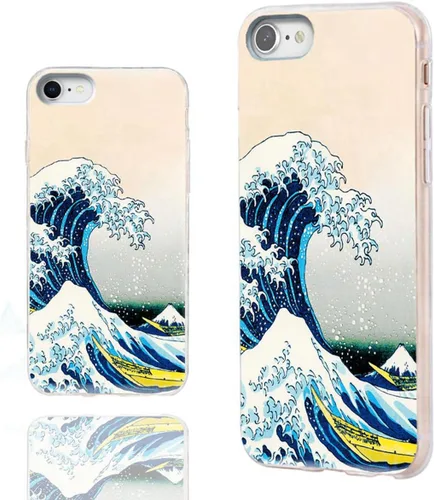 Vista 21 de Funda protectora delgada de goma TPU suave para iPhone SE 2022/2020/8/7/6S/6, funda protectora de goma TPU suave, lindo perro corgi de dibujos Un