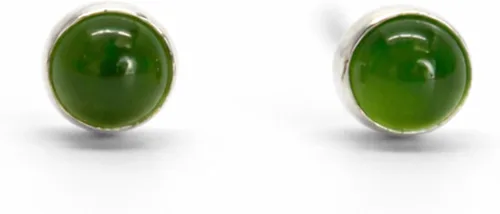 Vista 18 de Pequeños Pendientes de 3mm con Gema para Mujeres y Niñas, Engastados Redondos de Plata de Ley 925