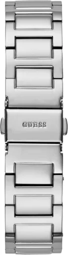 Vista 2 de GUESS US - Reloj cuadrado multifunción para mujer plateado