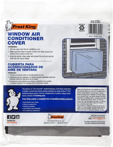 Vista 5 de Thermwell Protector pequeño para aire acondicionado de ventana, de 5000 a 10000 BTU.